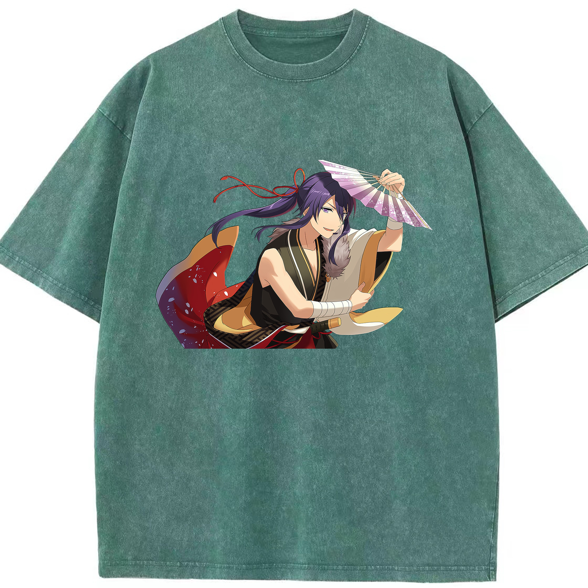 （画像用） あんさんぶるスターズ! Ensemble Stars 綿100% ヴィンテージ風 半袖Tシャツ（フロントプリント）